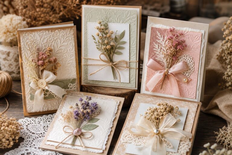 Carterie créative : fabriquer vos cartes de vœux maison