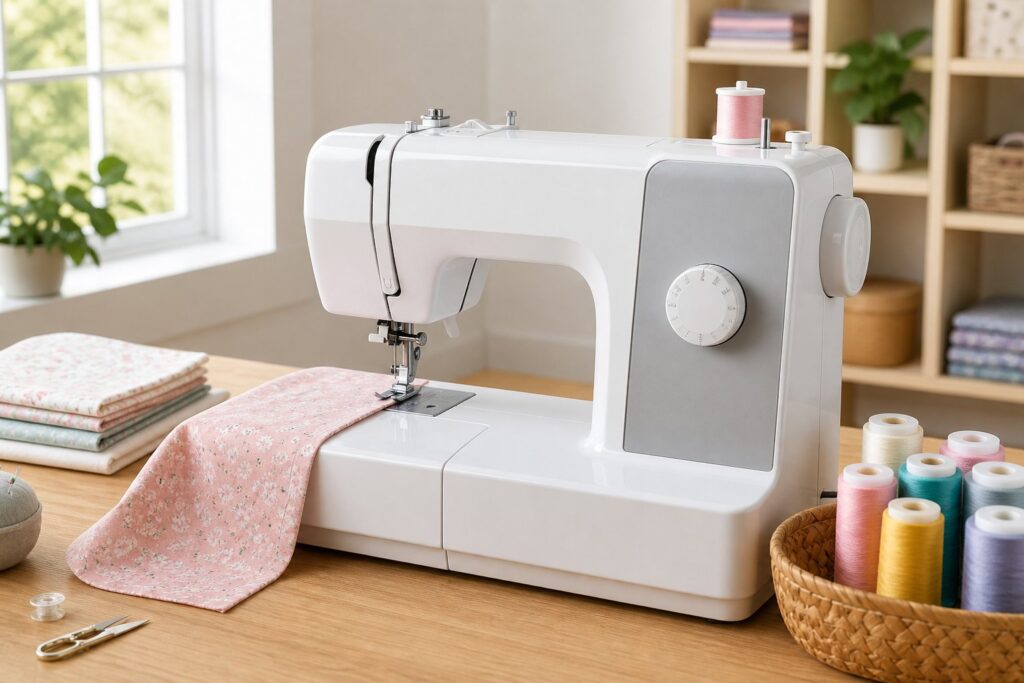 Machine a coudre debutant fil bobine atelier couture