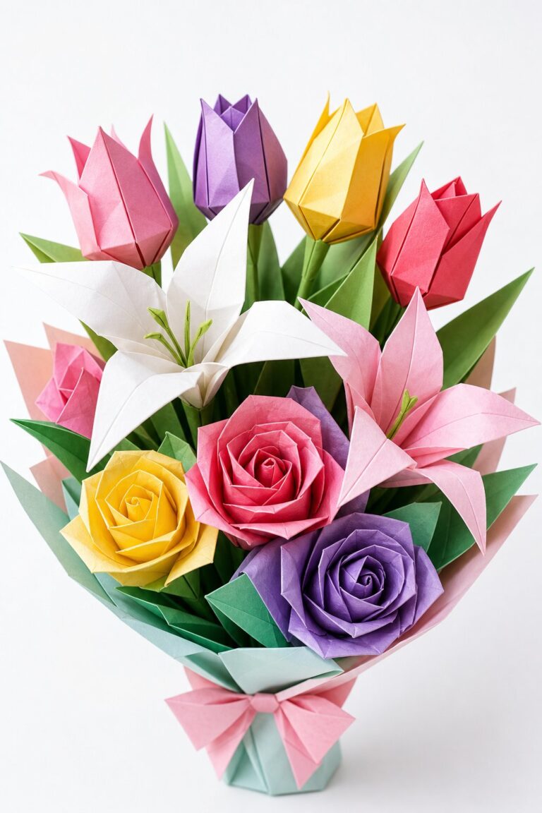 Origami fleur : 10 modèles simples à plier chez soi
