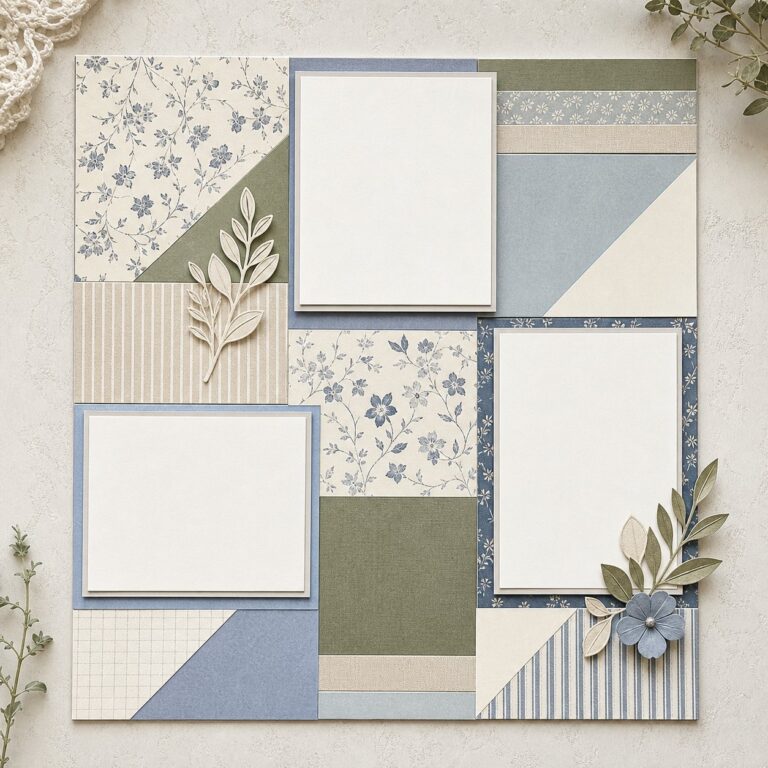 Gabarit scrapbooking : maîtriser la technique européenne