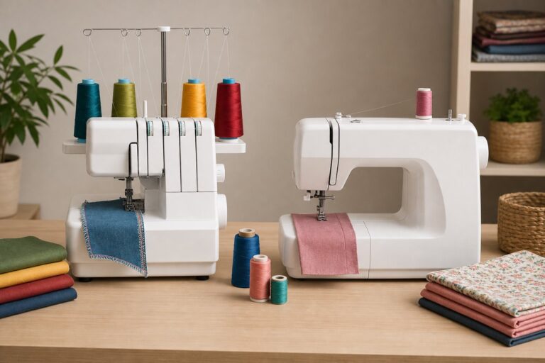 Surjeteuse ou machine à coudre : laquelle choisir ?