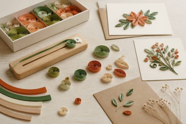 Le quilling en France : plongée dans l&rsquo;art délicat des « paperolles »