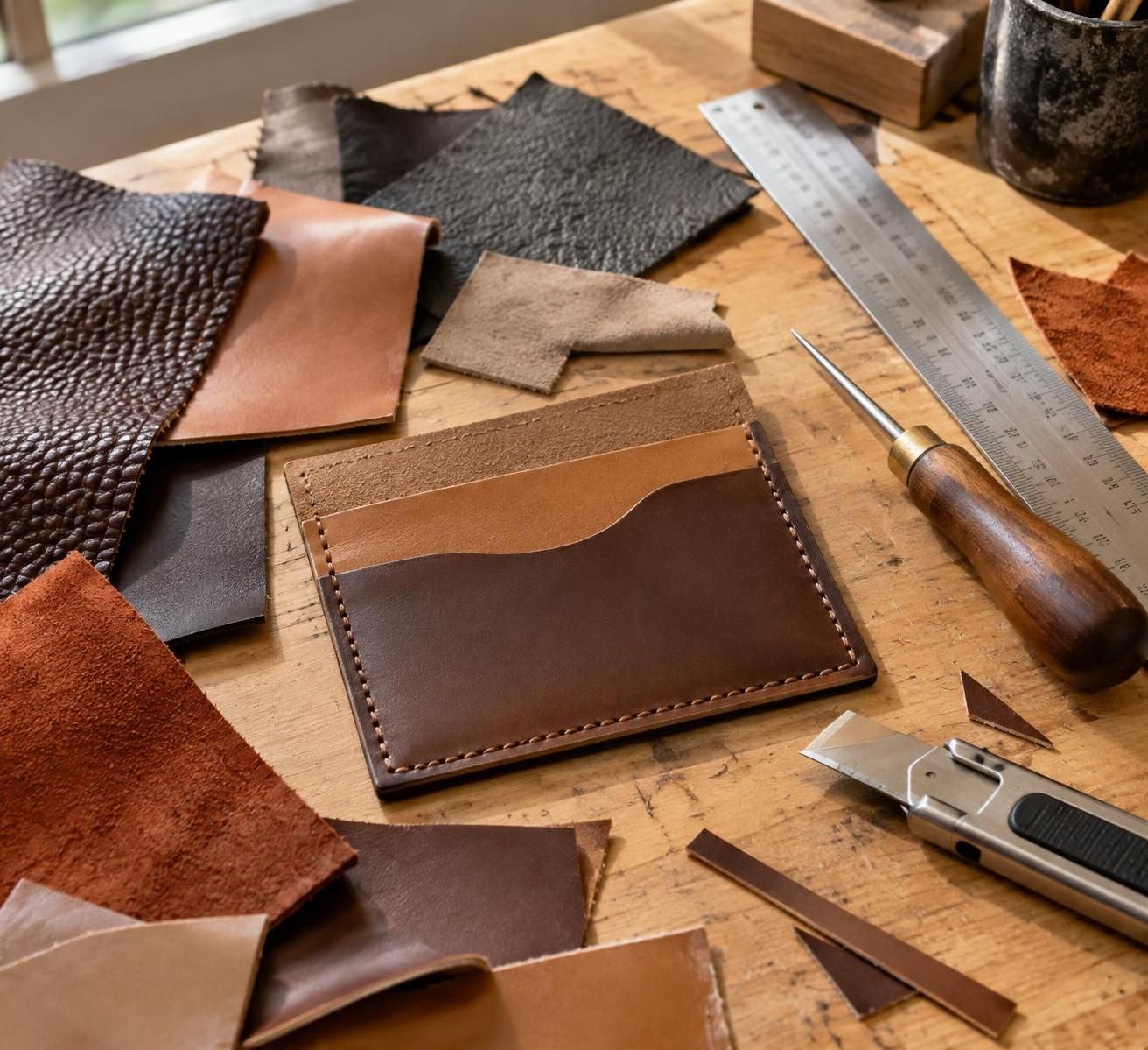 découvrez quels cuirs choisir pour débuter la petite maroquinerie : types, épaisseurs et conseils pratiques pour réussir vos premières créations.