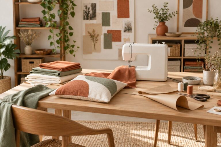 Coudre une housse de coussin passepoilée