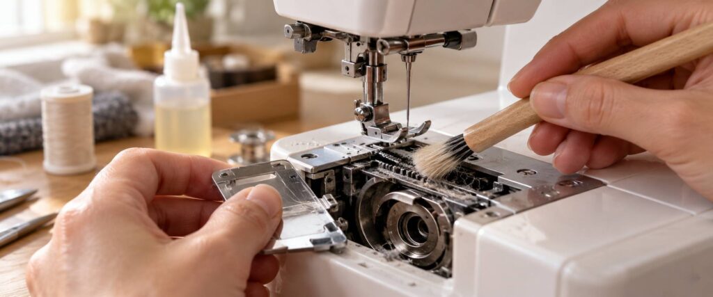 Illustration de détail sur le sujet : Entretenir sa machine à coudre : le calendrier